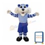 Super Cute Blue Tiger Mascot Costume
