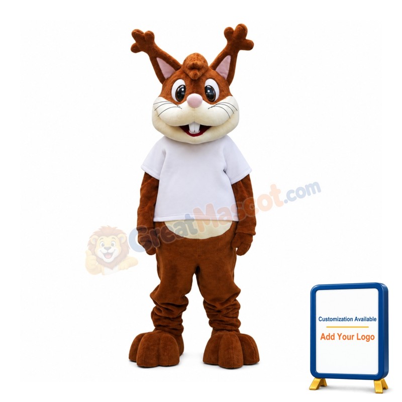 Super Cute Lightweight Squirrel Mascot Costume
