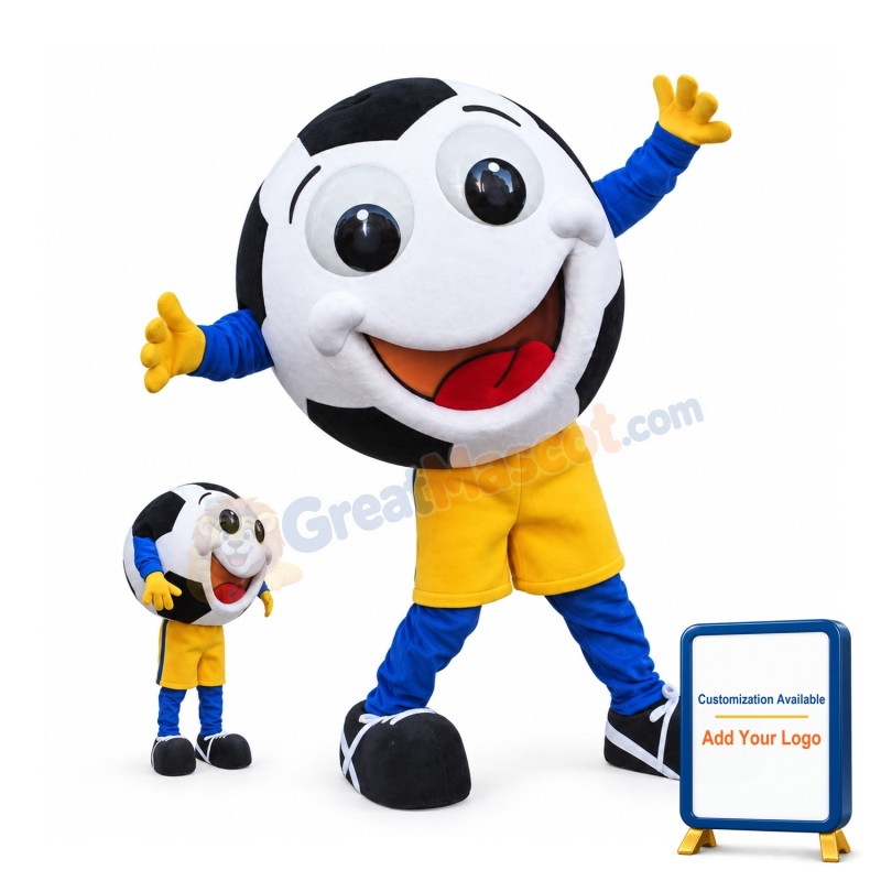 Happy Football Mascot Costume
