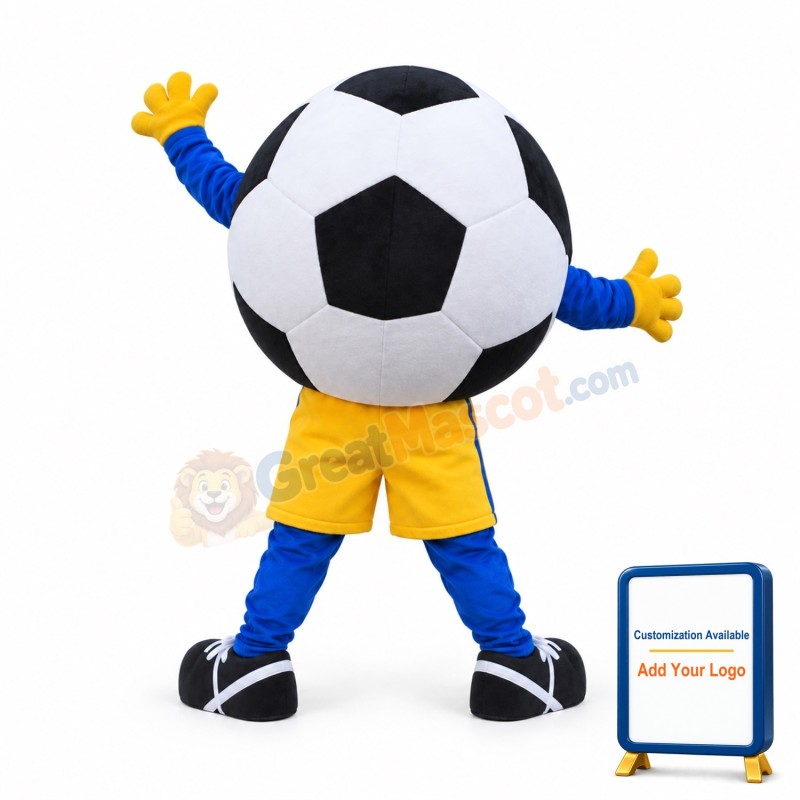 Happy Football Mascot Costume