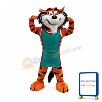 Sport School Tiger Mascot Costume