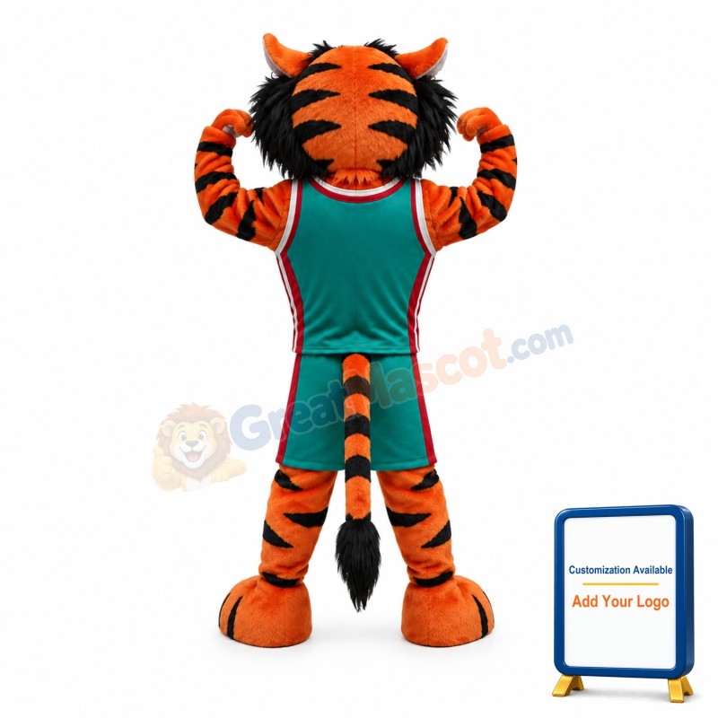 Sport School Tiger Mascot Costume