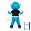 Sport Triceratops Dinosaur Mascot Costume