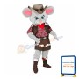 Grey Female Mouse Mascot Costume