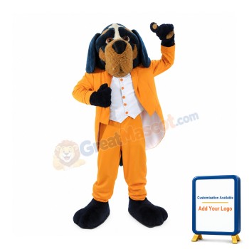 Handsome Dog Mascot Costume