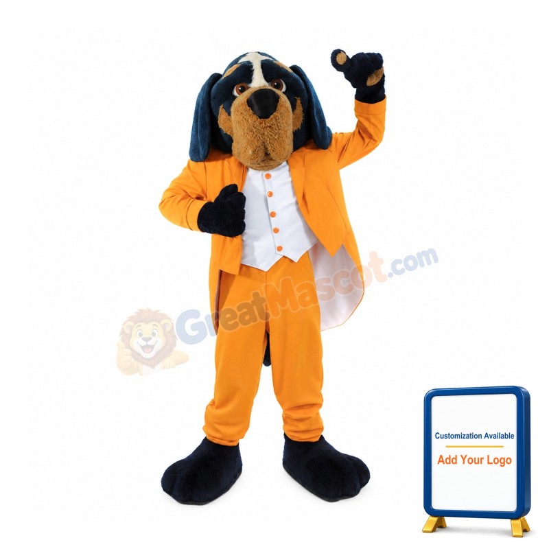 Handsome Dog Mascot Costume