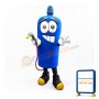 Blue Gas Bottle Mascot Costume