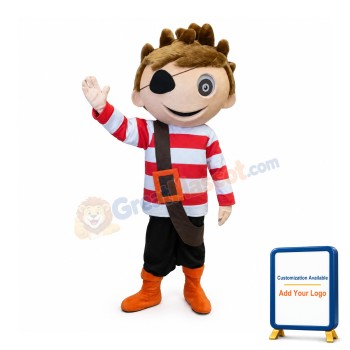 Boy Pirate Mascot Costume