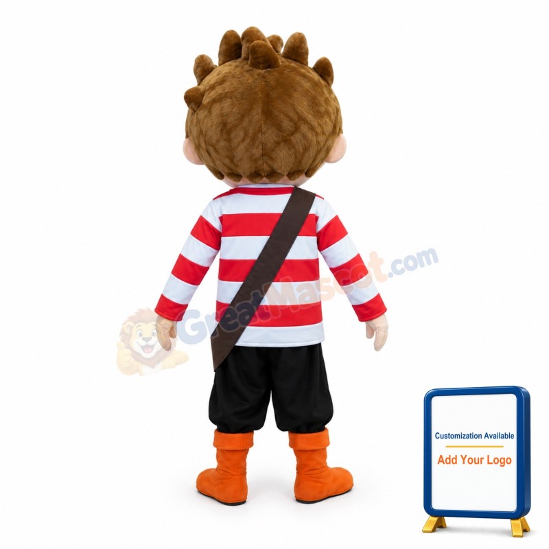 Boy Pirate Mascot Costume