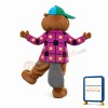 Smiling Beaver Mascot Costume
