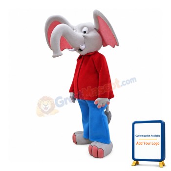 Big Ears Elephant Mascot Costume