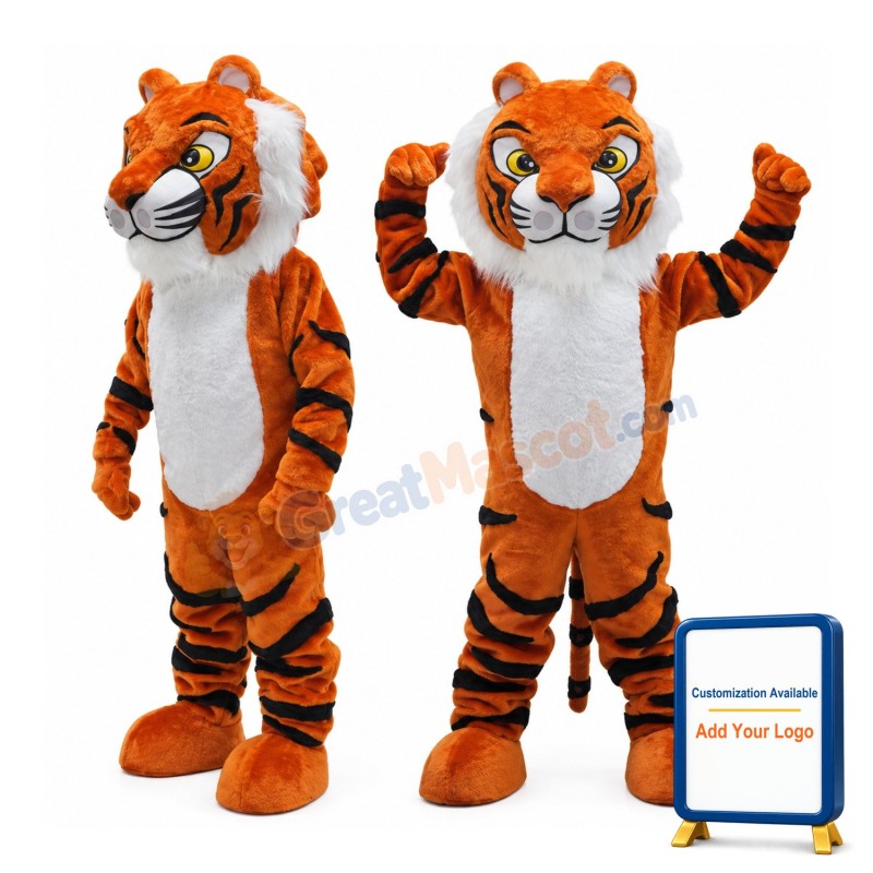 Power Tiger Mascot Costume