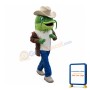 Green Catfish Mascot Costume