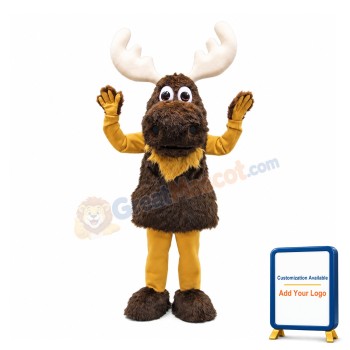 Brand New Moose Mascot Costume