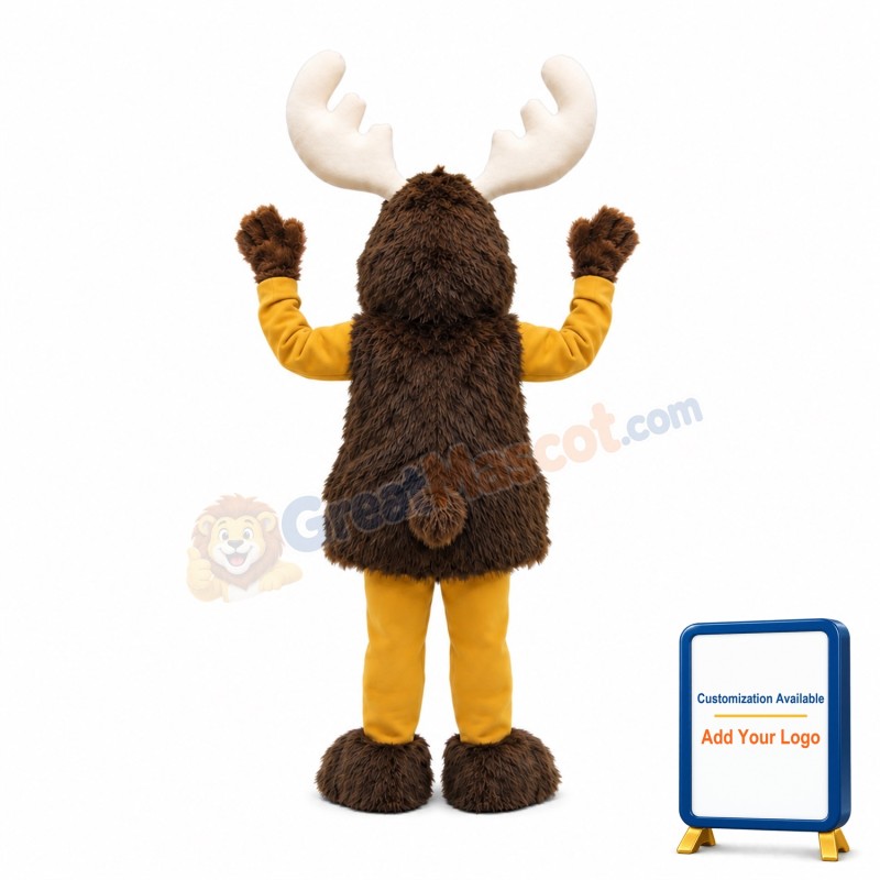 Brand New Moose Mascot Costume