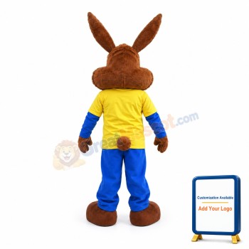 School Bunny Mascot Costume