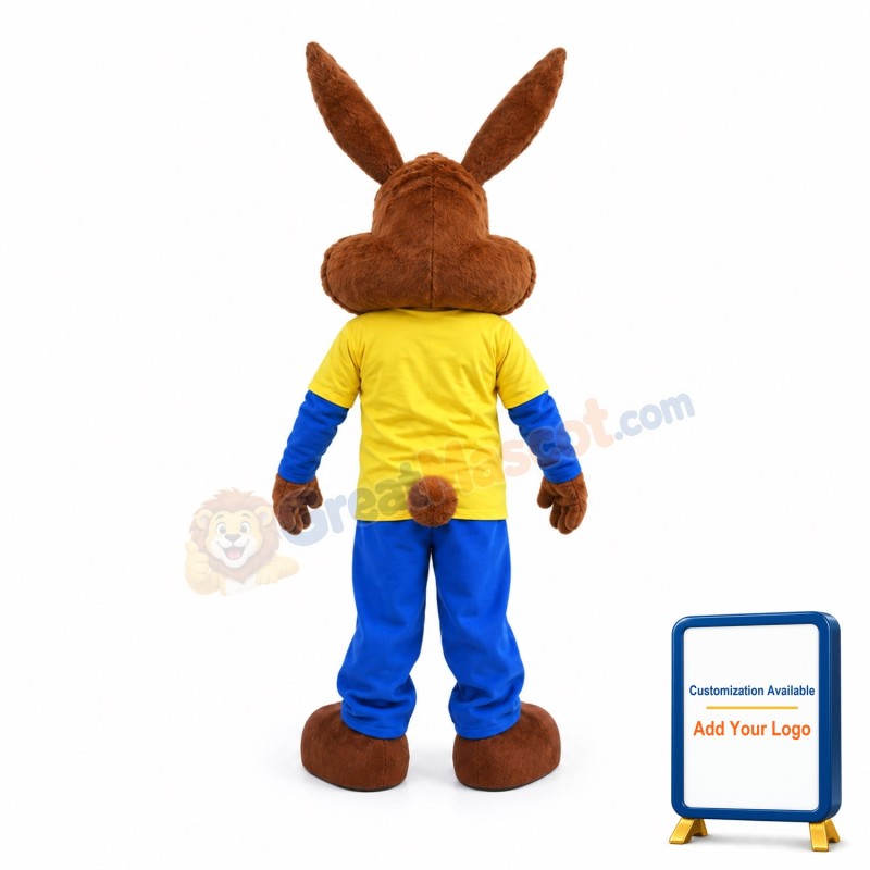 School Bunny Mascot Costume