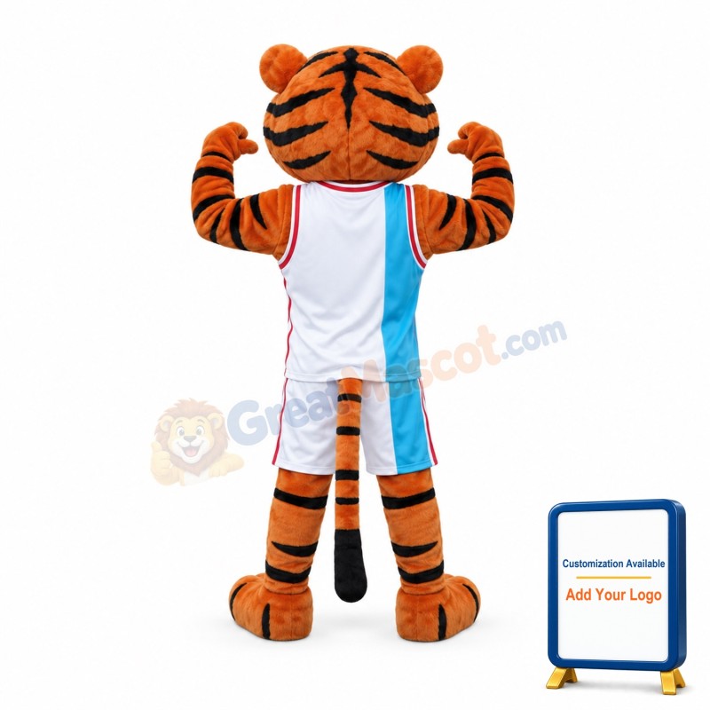 Happy Sport Tiger Mascot Costume