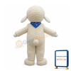 Smiling Sheep Mascot Costume