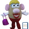Mrs Potato Head Mascot Costume