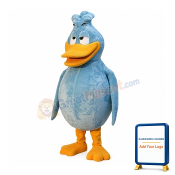 Funny Blue Duck Mascot Costume