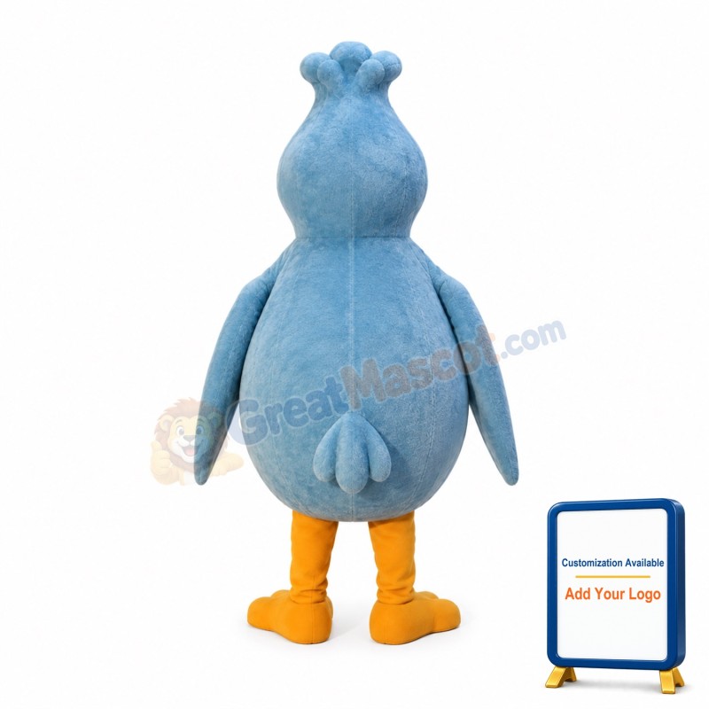 Funny Blue Duck Mascot Costume