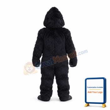Fierce Black Gorilla Mascot Costume