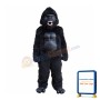 Fierce Black Gorilla Mascot Costume