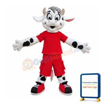 Baby Cow Mascot Costume