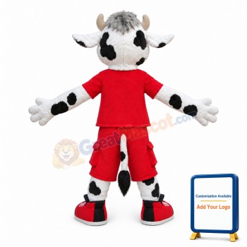 Baby Cow Mascot Costume