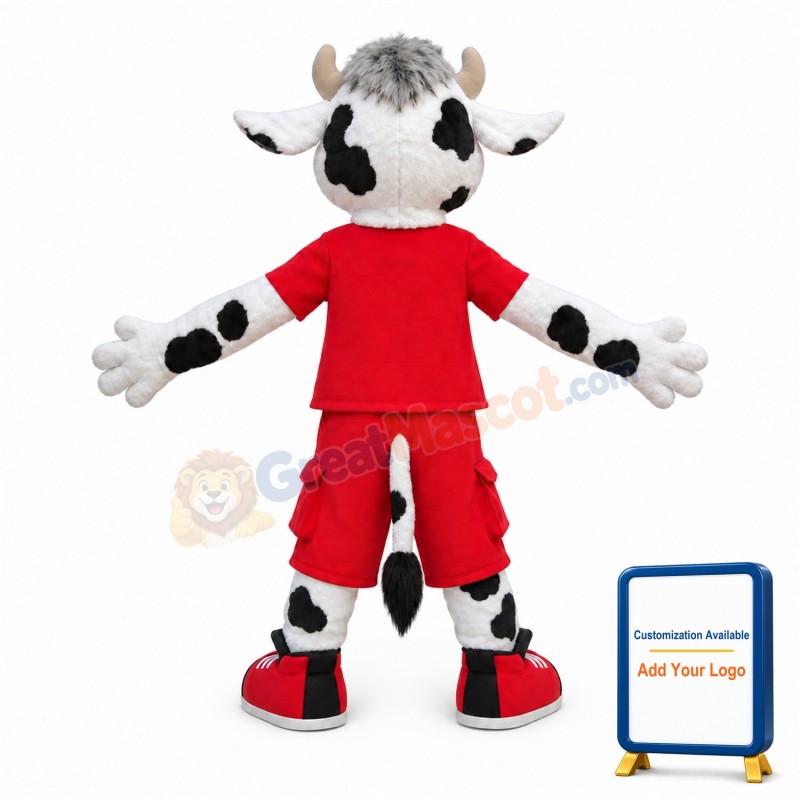 Baby Cow Mascot Costume