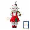 Red Dress Sheep Mascot Costume