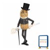 Handsome Mr. Peanut Mascot Costume
