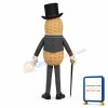 Handsome Mr. Peanut Mascot Costume