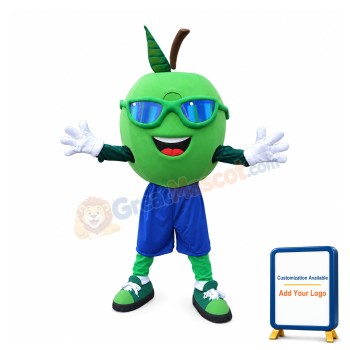 Happy Apple Mascot Costume
