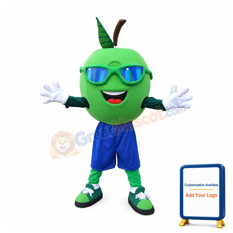 Happy Apple Mascot Costume