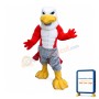Friendly Power Hawk Mascot Costume