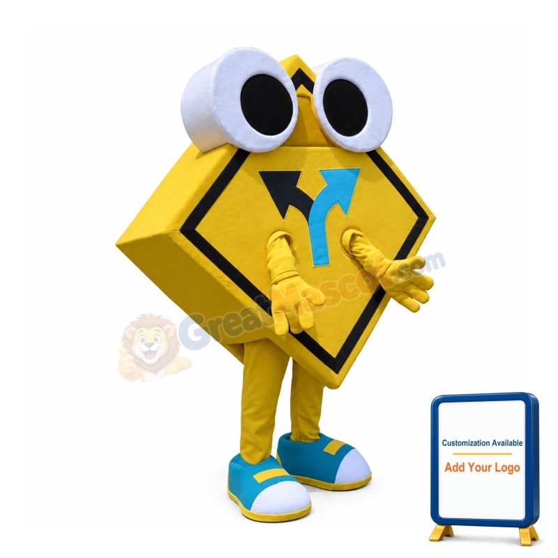 Road Sign Mascot Costume