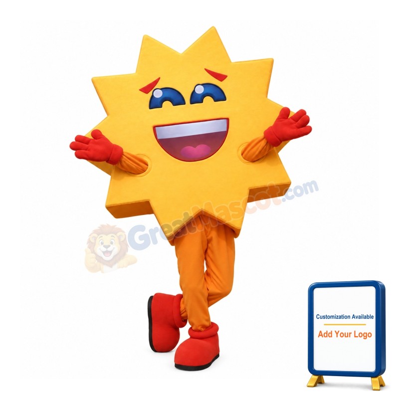 Happy Warm Sun Mascot Costume