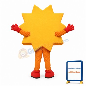 Happy Warm Sun Mascot Costume