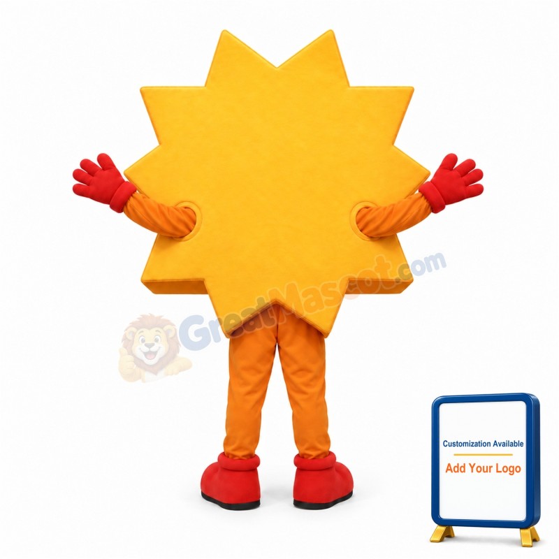 Happy Warm Sun Mascot Costume