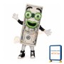 Dollar Bill Mascot Costume