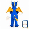 Blue Dragon Mascot Costume