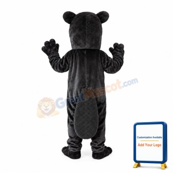 Black Hamster Mascot Costume