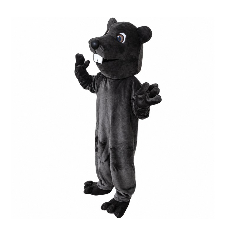 Black Hamster Mascot Costume