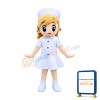 Pretty Girl Nurse Mascot Costume