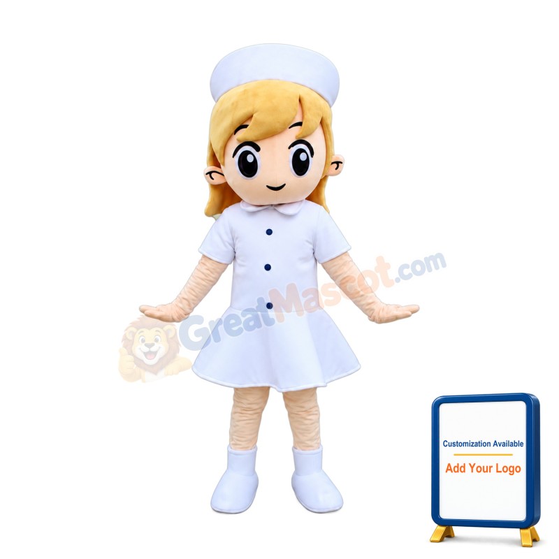 Pretty Girl Nurse Mascot Costume