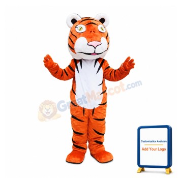 Cute Lightweight Tiger Mascot Costume