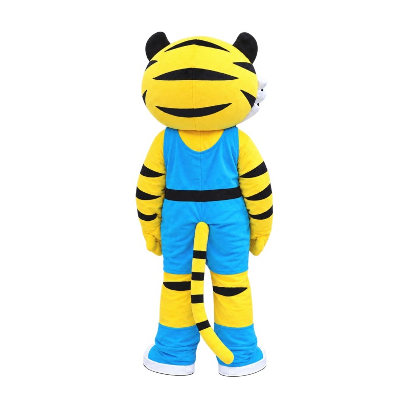 New Style Yellow Tiger Mascot Costume