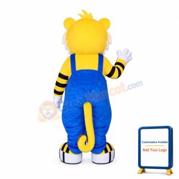 Cute Cartoon Tiger Mascot Costume